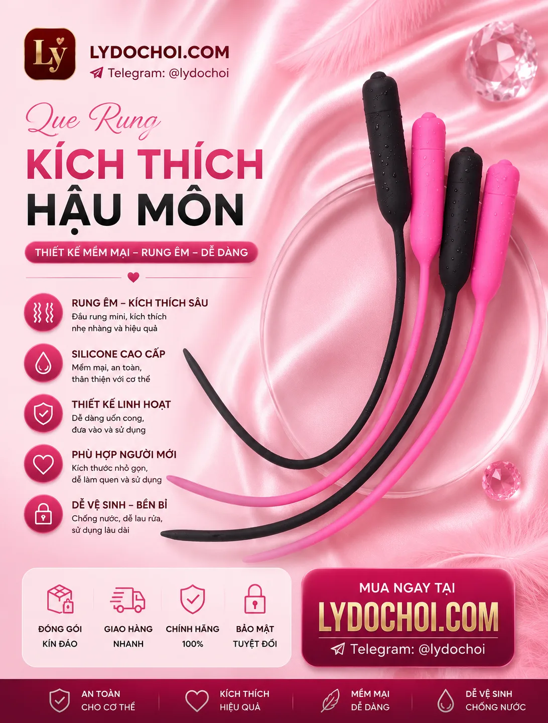 Que kích thích niệu đạo 002