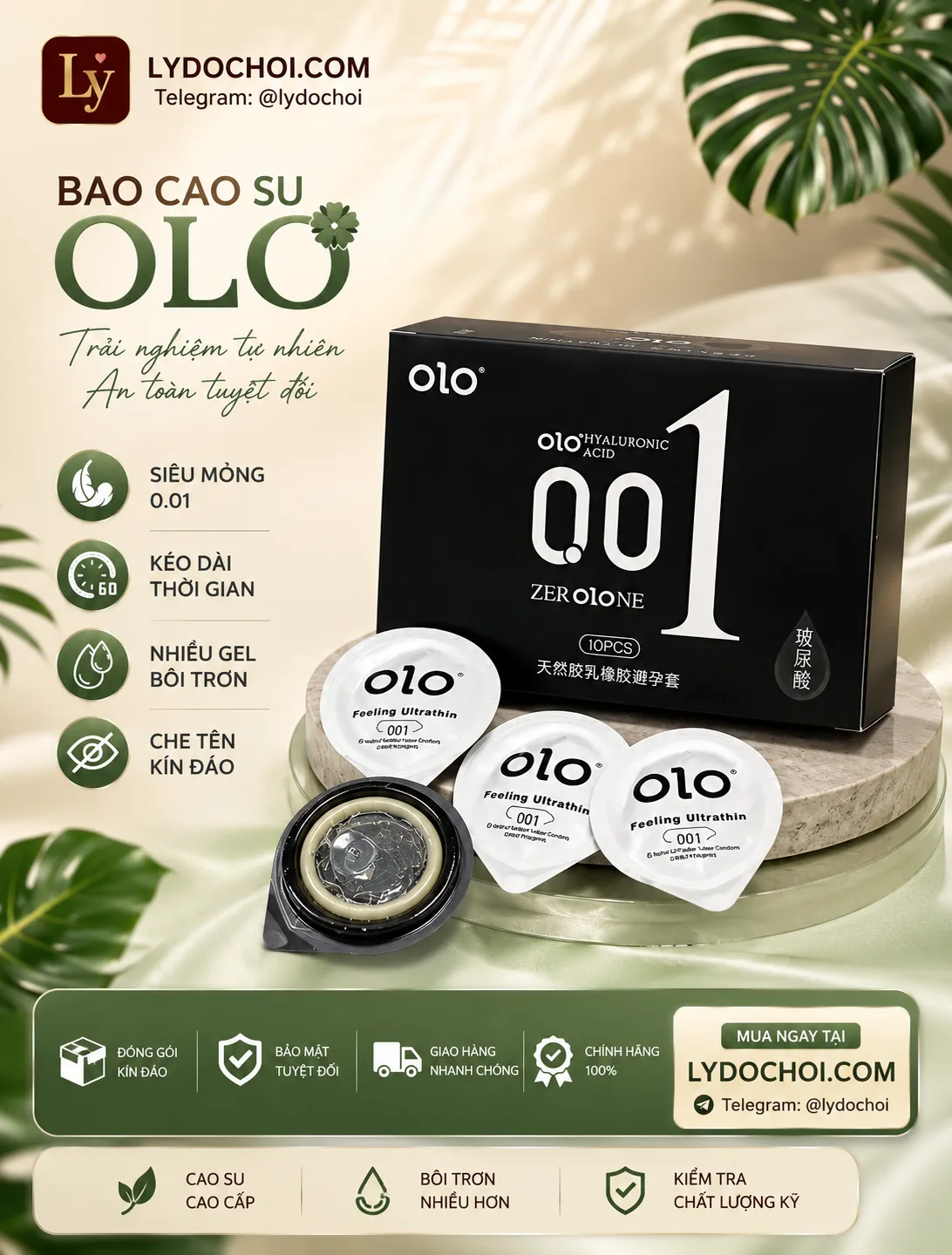 BCS OLO Siêu Mỏng 0.01 best seller