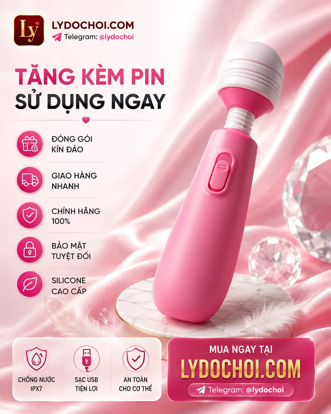 Chày rung massage 001