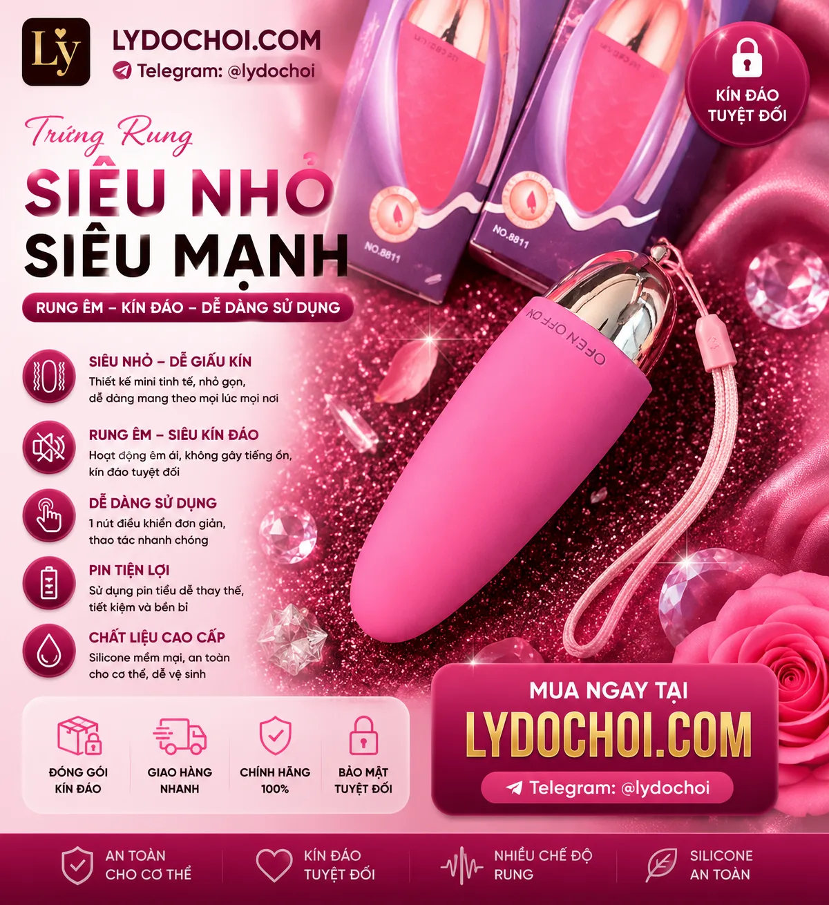 Trứng Rung Không Dây