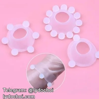 Vòng Bi Silicon Đeo Dương Vật Chống Tuột - 1 Cặp 2 Chiếc