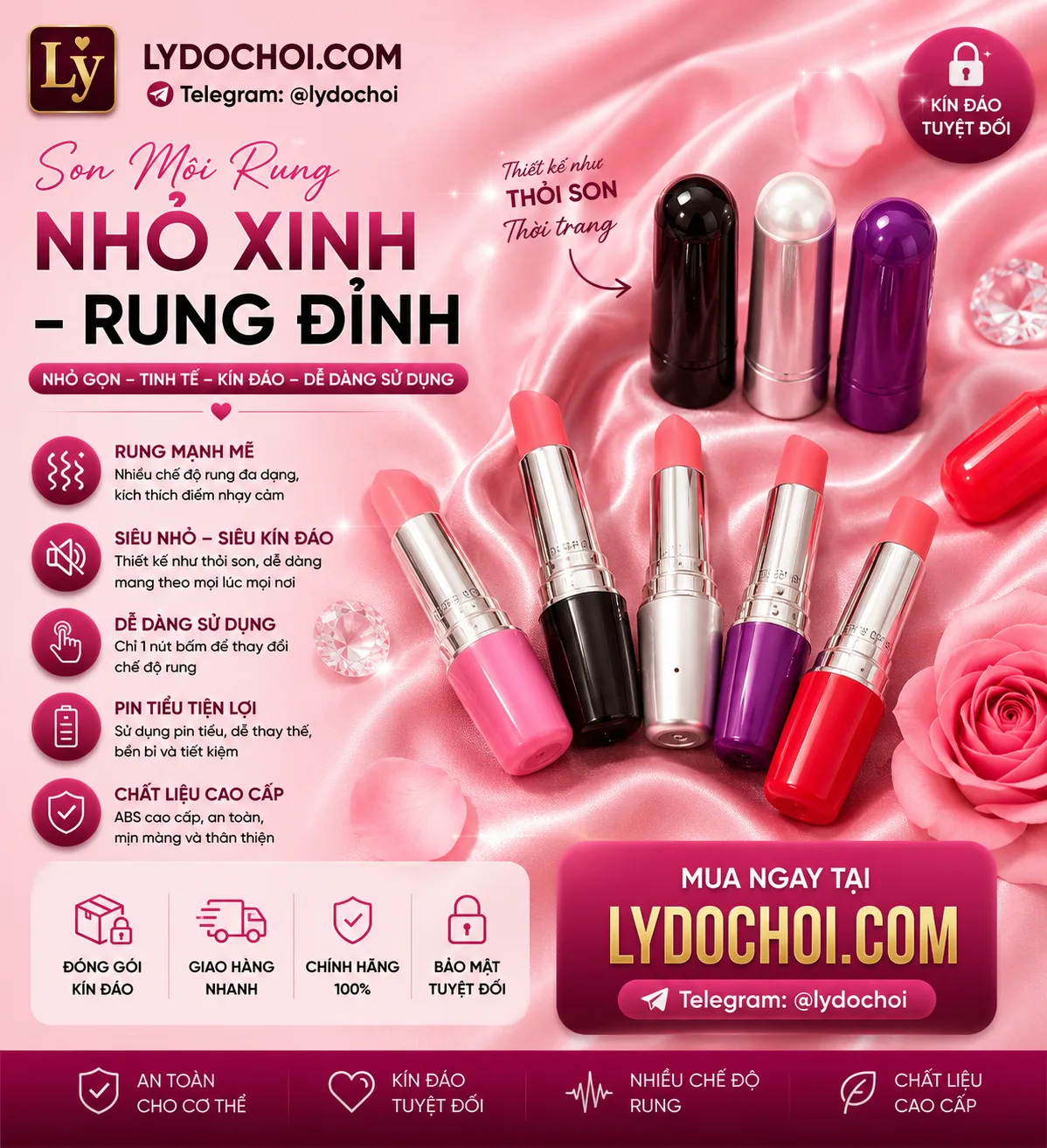 Trứng Rung Tình Yêu Thỏi Son