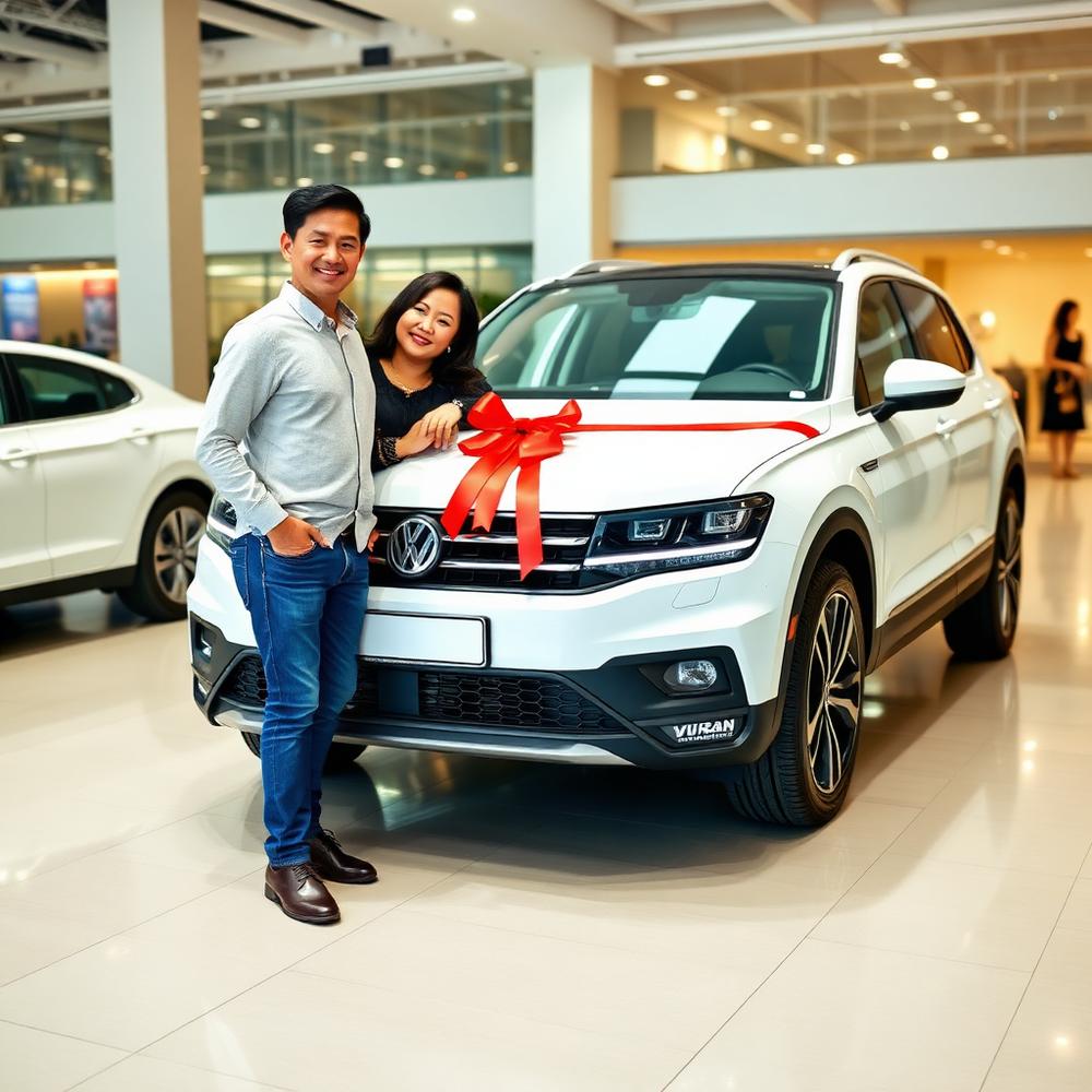 Khách hàng nhận xe Volkswagen Viloran